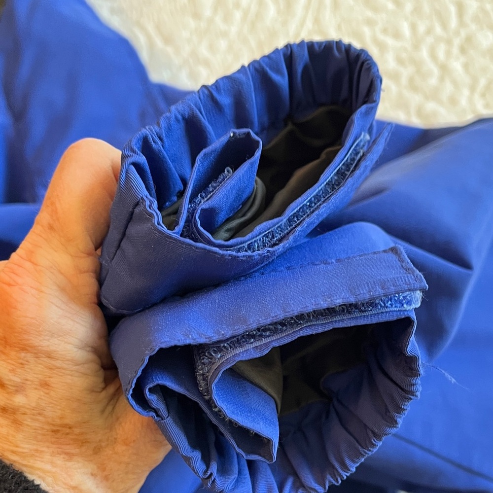 Lands End Outfitters Fleece‎ Jacket Adjustable Seat Protection Women's 1X Blue - Picture 9 of 16